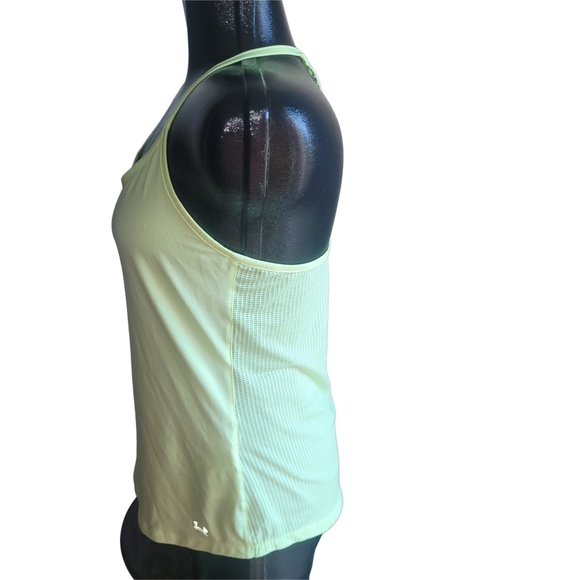 Under Armour Yellow Racerback Tank Top M - Picture 4 of 5